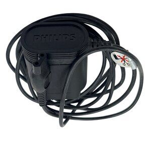 Philips Electric Shaver Charger Black Cord Adapter For Dry Location Use Only